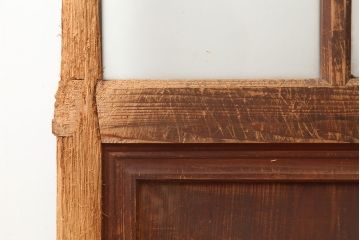 アンティーク建具　昭和初期　レトロな雰囲気が魅力の引き戸1枚(ガラス戸、建具)(R-045107)