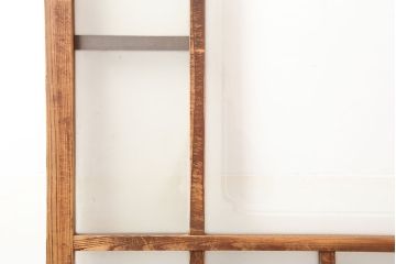 アンティーク建具　昭和初期　レトロな雰囲気が魅力の引き戸1枚(ガラス戸、建具)(R-045107)