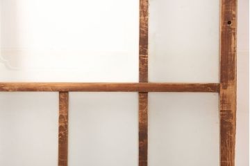 アンティーク建具　昭和初期　レトロな雰囲気が魅力の引き戸1枚(ガラス戸、建具)(R-045107)