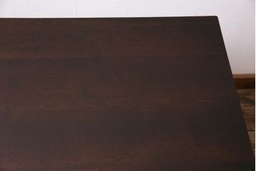 ヴィンテージ家具　松本民芸家具　別注品　落ち着いた大人の空間作りにおすすめのダイニングテーブル(2人掛け、ビンテージ)(R-045113)