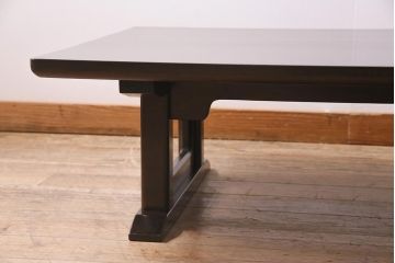 ビンテージ家具　松本民芸家具　上品な和の雰囲気を漂わせる座卓(ローテーブル、座机)(R-045114)