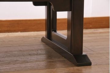 ビンテージ家具　松本民芸家具　上品な和の雰囲気を漂わせる座卓(ローテーブル、座机)(R-045114)