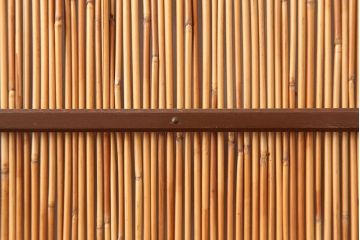 アンティーク建具　昭和中期　組子入り　涼しげな空間作りにおすすめの御簾戸2枚セット(簾戸、簀戸、葭戸、夏障子、夏戸、葦戸)(R-045116)