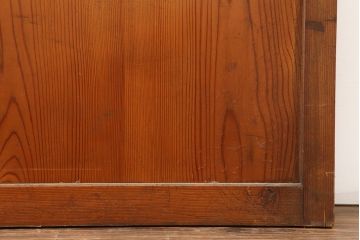 レトロ建具　昭和中期　すりガラス　温かみのある雰囲気が素敵なガラス戸3枚セット(引き戸、建具)(R-045119)