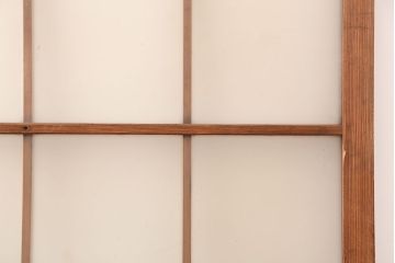 レトロ建具　昭和中期　すりガラス　温かみのある雰囲気が素敵なガラス戸3枚セット(引き戸、建具)(R-045119)