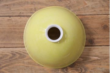 アンティーク照明　オールドノリタケ・則武(日陶)　柿　珍しいデザインの電笠(天井照明、シェード)(R-045130)