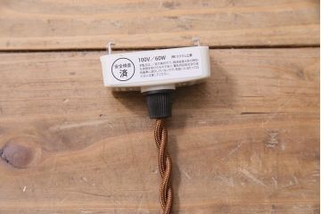 アンティーク照明　オールドノリタケ・則武(日陶)　柿　珍しいデザインの電笠(天井照明、シェード)(R-045130)