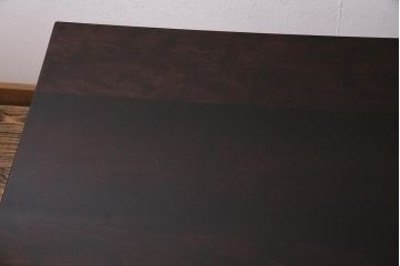 ヴィンテージ家具　松本民芸家具　別注品　落ち着いた大人の空間作りにおすすめのダイニングテーブル(2人掛け、ビンテージ)(R-045135)