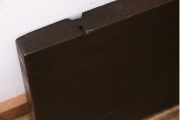 アンティーク雑貨　明治期　DIY素材におすすめな味のある朴の木一枚板(古材、材料)(R-045137)