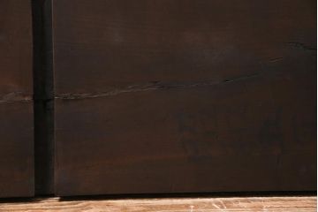 アンティーク雑貨　昭和初期　DIY素材におすすめな味のある朴の木一枚板(古材、材料)(R-045138)