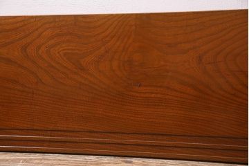 ビンテージ雑貨　昭和中期　DIY素材におすすめな杢目の美しいケヤキ材一枚板(古材、材料)(R-045139)