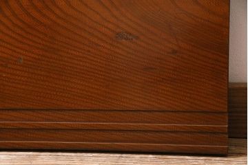 ビンテージ雑貨　昭和中期　DIY素材におすすめな杢目の美しいケヤキ材一枚板(古材、材料)(R-045139)
