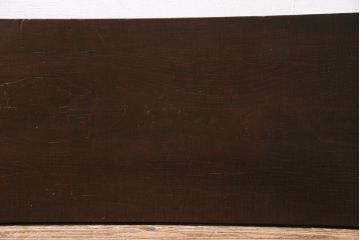 アンティーク雑貨　明治大正期　使いこまれた風合いが魅力の味カツラ材一枚板(古材、DIY素材、材料)(R-045140)