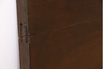 アンティーク雑貨　明治大正期　使いこまれた風合いが魅力の味カツラ材一枚板(古材、DIY素材、材料)(R-045140)