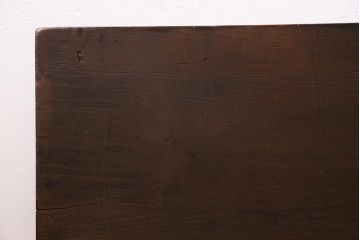 アンティーク雑貨　明治大正期　使いこまれた風合いが魅力の味カツラ材一枚板(古材、DIY素材、材料)(R-045140)