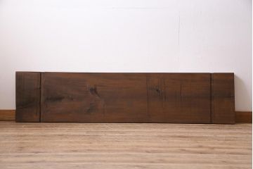 アンティーク雑貨　昭和初期　木のぬくもりが感じられるヒノキ材一枚板(古材、DIY素材、材料)(R-045141)