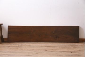 アンティーク雑貨　昭和初期　木のぬくもりが感じられるヒノキ材一枚板(古材、DIY素材、材料)(R-045141)