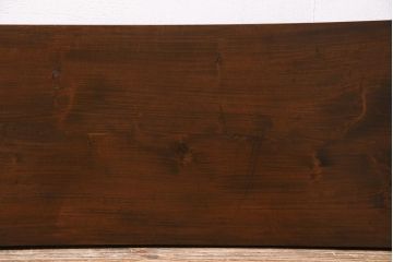 アンティーク雑貨　昭和初期　木のぬくもりが感じられるヒノキ材一枚板(古材、DIY素材、材料)(R-045141)
