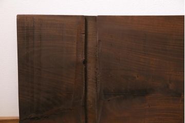 アンティーク雑貨　昭和初期　木のぬくもりが感じられるヒノキ材一枚板(古材、DIY素材、材料)(R-045141)