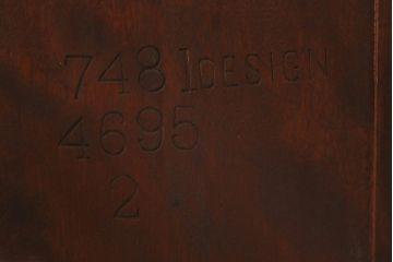 アンティーク家具　イギリスアンティーク　マホガニー材　ミラーバック　品の良い象眼細工入りのキャビネット(飾り棚、収納棚)(R-045147)