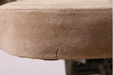 ビンテージ家具　和製　昭和中期　珍しいデザインの昭和レトロな回転チェア(回転椅子、ドクターチェア、アームチェア、ワークチェア)(R-045172)