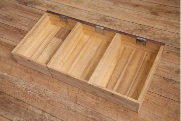 アンティーク家具　和製　昭和中期　古箪笥リメイク　レーザー組子入り　七宝文様　レトロモダンな脚付き箪笥ローボード(時代箪笥、収納棚、戸棚)(R-045175)