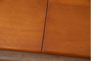 中古　横浜ダニエル(daniel)　A-532　3人掛け　木の温もりを感じるベンチロングチェア(ベンチ、ダイニングチェア、板座、長椅子)(定価約45万円)(R-045177)