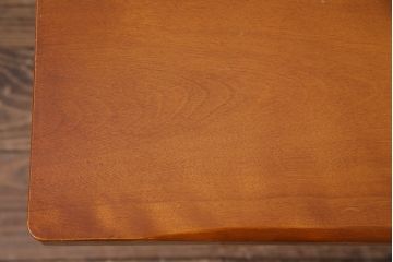 中古　横浜ダニエル(daniel)　A-533　2人掛け 木の温もりを感じるベンチラブチェア(ベンチ、ダイニングチェア、板座、長椅子)(定価約38万円)(R-045178)