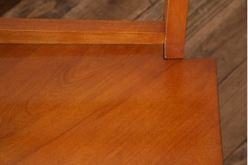 中古　横浜ダニエル(daniel)　A-534　木の温もりを感じるベンチコーナーチェア(ベンチ、ダイニングチェア、板座)(定価約37万円)(R-045179)