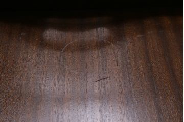 アンティーク雑貨　イギリスアンティーク　マホガニー材　気品漂う木製トレー(小)(サービングトレイ、角盆、お盆)(R-045184)