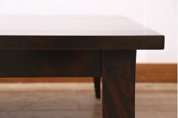 ヴィンテージ家具　松本民芸家具　上品な和モダンスタイルにおすすめの座卓(ローテーブル、ビンテージ)(R-045244)