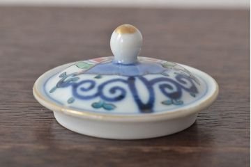 明治〜大正　九谷焼　色絵　茶器セット(急須、湯冷まし、茶碗、湯呑み、和食器)(R-045265)