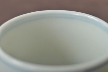 明治期　伊万里焼　山水図　染付　湯呑3客(湯呑み、和食器)(R-045268)