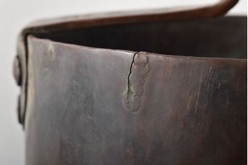 大正〜昭和初期　銅製　つるべ　時代物　古民具(R-045273)