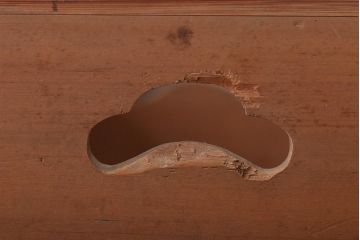 竹に太鼓鋲　珍しい　煙草盆2個セット(収納箱、木箱、小物入れ)(R-045274)