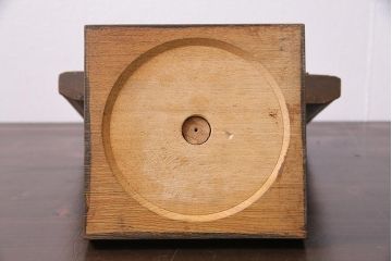 アンティーク雑貨　昭和初期　ナラ材　小振りの木製譜面台(譜面立て、レシピ台、メニュー台、イーゼル)(R-045299)
