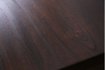 アンティーク家具　大正昭和初期　ケヤキ材　脚の意匠が目を引く座卓(センターテーブル、ローテーブル)(R-045303)