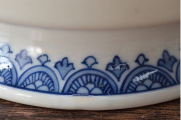 明治〜大正　染付杯洗(深皿、深鉢、盃洗)(R-045314)