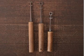 明治期　蔵の鍵8点(錠前、土蔵、かぎ、時代物)(R-045318)