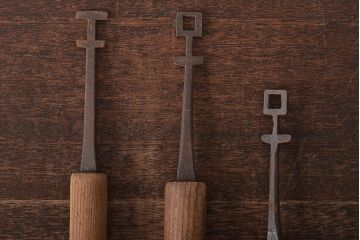 明治期　蔵の鍵8点(錠前、土蔵、かぎ、時代物)(R-045318)