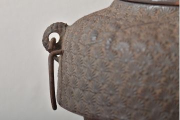 大正〜昭和初期　南部盛岡三巌堂　鉄製銅壺(銅壺湯沸し)(R-045321)