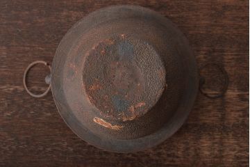 大正〜昭和初期　南部盛岡三巌堂　鉄製銅壺(銅壺湯沸し)(R-045321)