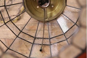 ヴィンテージ照明　イギリスビンテージ　空間をおしゃれに彩るステンドグラスのペンダントライト(吊り下げ照明、天井照明)(R-045332)