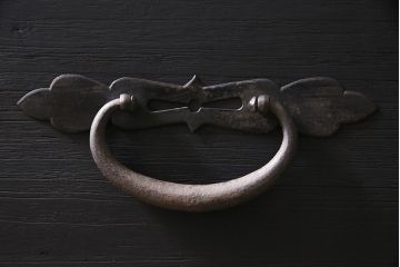 アンティーク家具　ペイントリメイク　明治大正期　モダンな雰囲気薫る箪笥ローボード(チェスト、引き出し、和箪笥、衣装タンス)(R-045350)