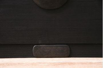 アンティーク家具　ペイントリメイク　明治大正期　モダンな雰囲気薫る箪笥ローボード(チェスト、引き出し、和箪笥、衣装タンス)(R-045350)