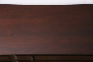 中古　松本民芸家具　シックな雰囲気が魅力の#E-33型ローチェスト凸面(ローボード、引き出し、テレビボード)(定価約40万)(R-045382)