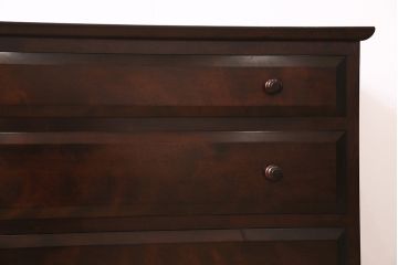 中古　松本民芸家具　シックな雰囲気が魅力の#E-33型ローチェスト凸面(ローボード、引き出し、テレビボード)(定価約40万)(R-045382)