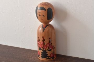 佐々木春男作　伝統こけし　31センチ(秋田郷土玩具)(R-045400)