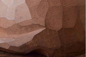 昭和レトロ　眠り猫　木彫　置物(日光一刀彫、置き物、オブジェ)(R-045401)