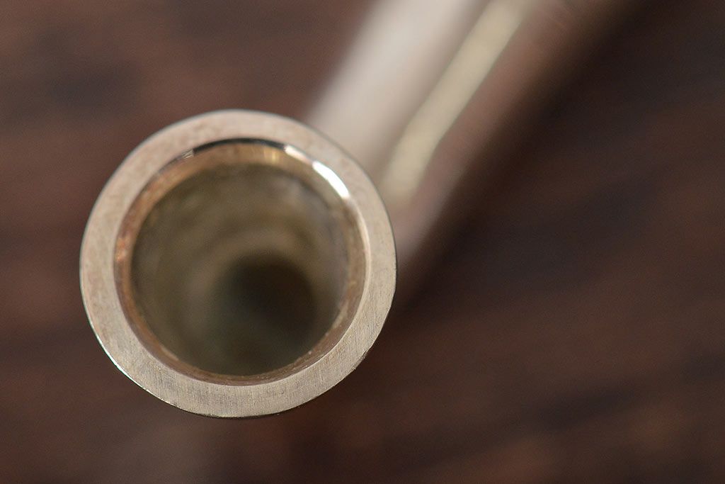 木村清斎　即中斎好写煙管一双　木村清五郎(清雲)　如心斎好写南鐐煙管一双　2点セット(R-045402)